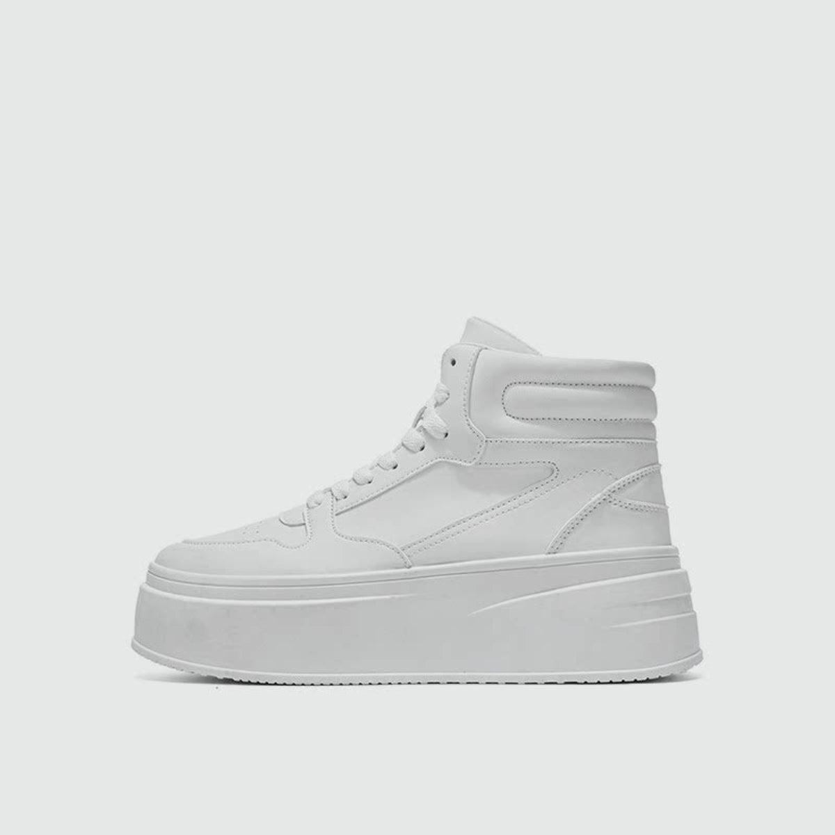 High-Top Platform Chunky Sole Lace-Up Sneakers WN23486
