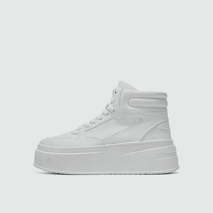 High-Top Platform Chunky Sole Lace-Up Sneakers WN23486