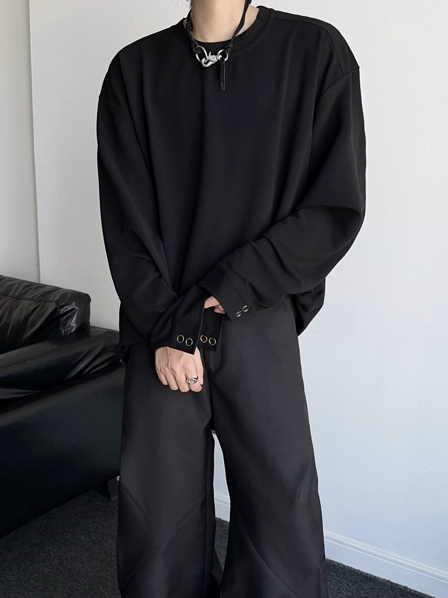 Simple Basic Long Sleeve T-Shirt WN19346