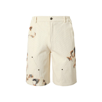 Burn Print Half Pants WN23236