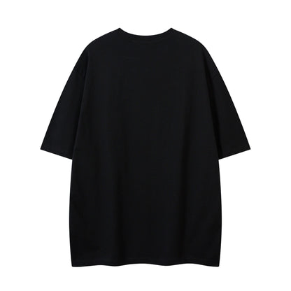 Illustration Graffiti Letter Short Sleeve T-Shirt WN25430