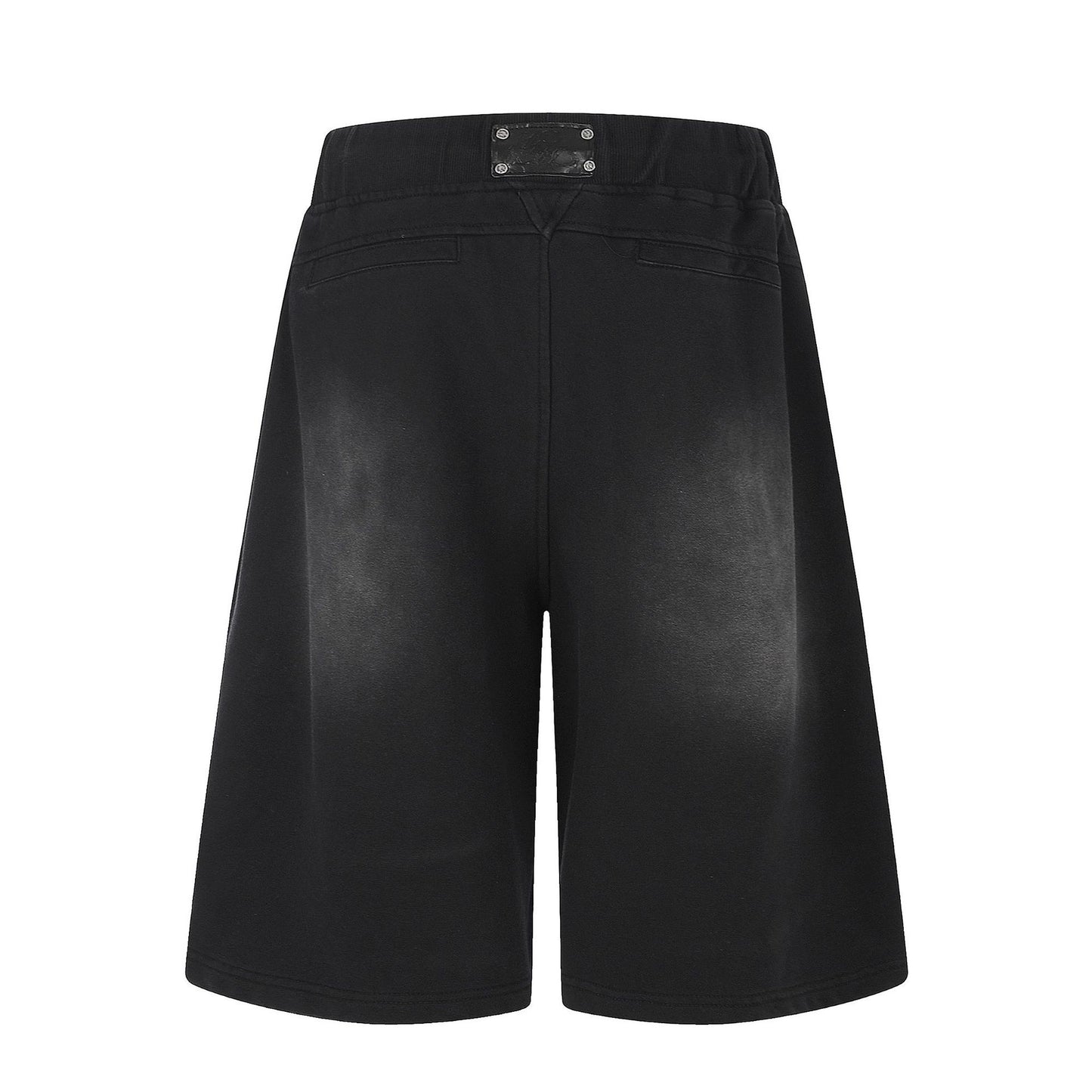 Washed Wide Leg Half Sweatpants WN26127