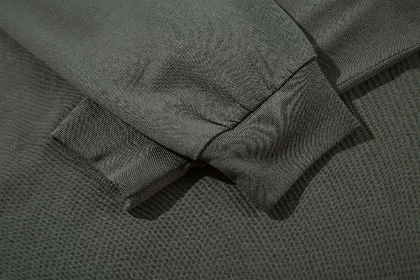 Metallic Detail Washed Gradient Long Sleeve T-Shirt WN11579