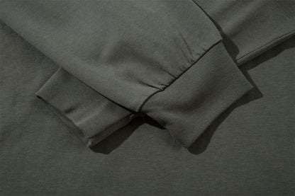 Metallic Detail Washed Gradient Long Sleeve T-Shirt WN11579