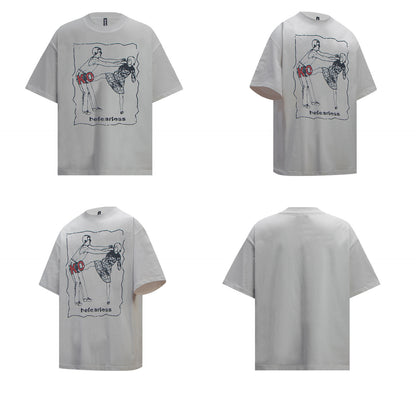 Graffiti Art Graphic Short Sleeve T-Shirt WN26276