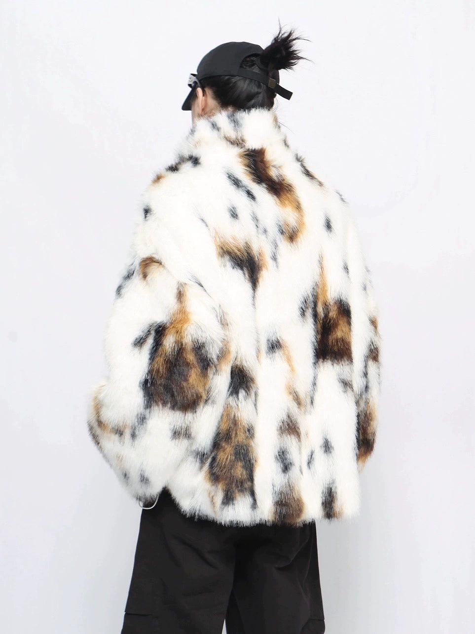 Thick Fake Furry Oversize Jacket WN10947