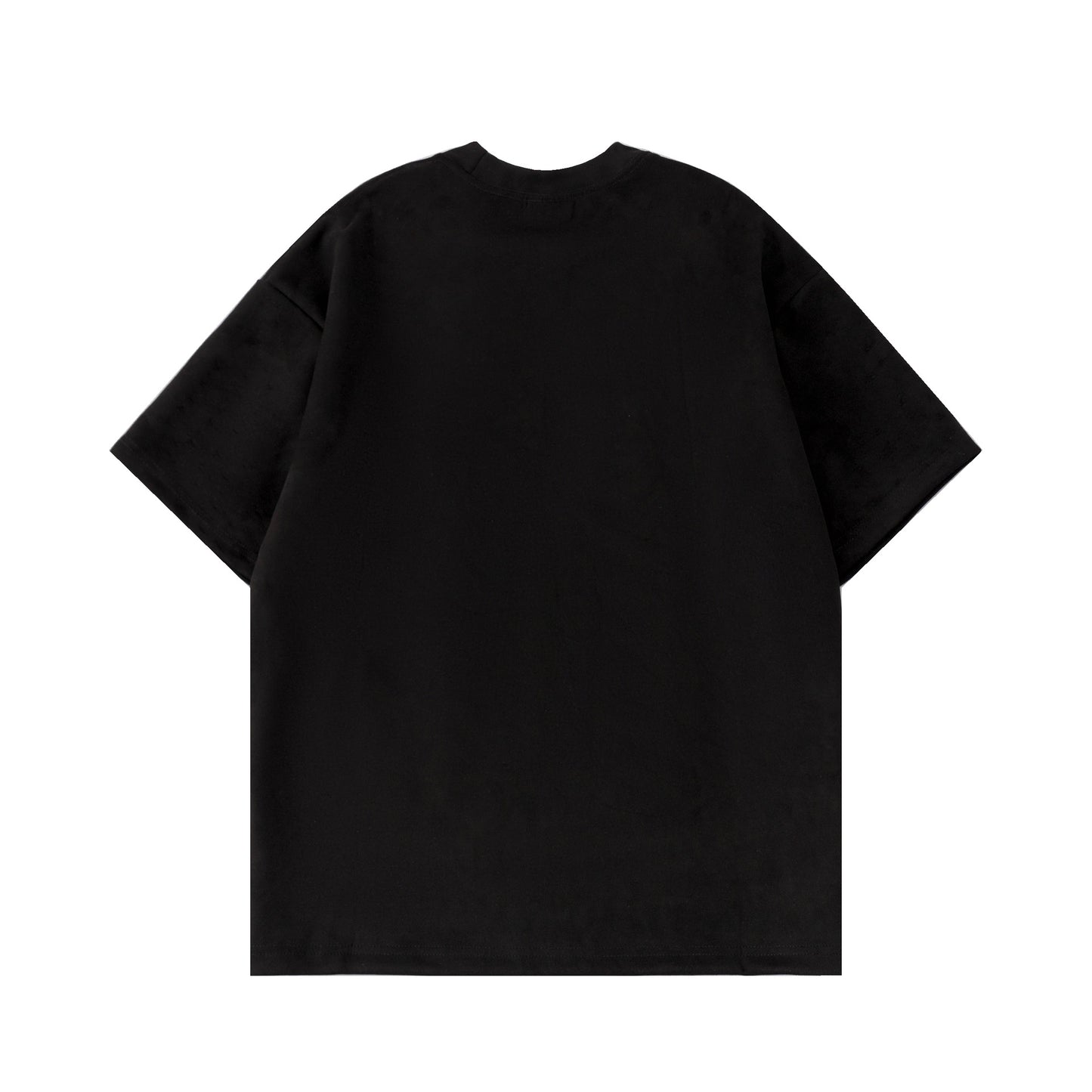 Wing Embroidery Suede Short Sleeve T-Shirt WN16189