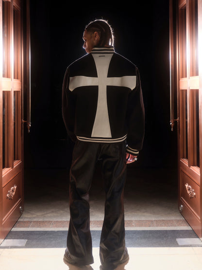 Cross Patch Baseball Jacket WN11990