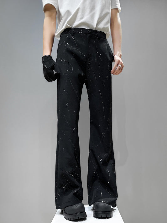 Splatter Star Flare Trousers WN23964