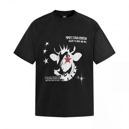 Graphic Print Short Sleeve T-Shirt WN25523