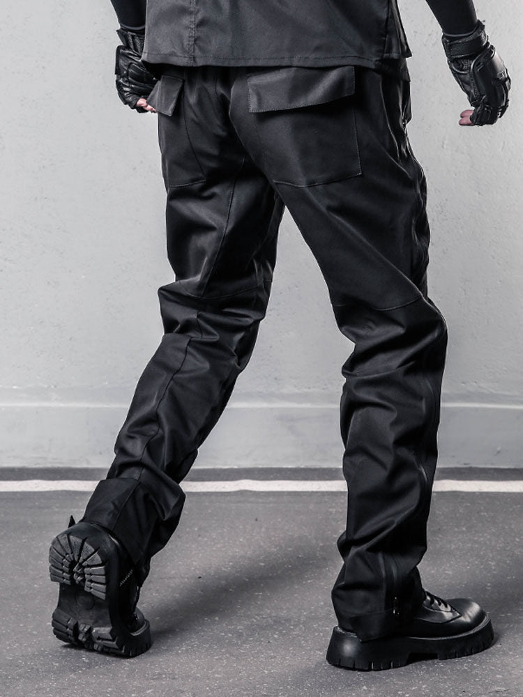 Bonded Seam Side Zipper Functional Cargo Pants WN22547