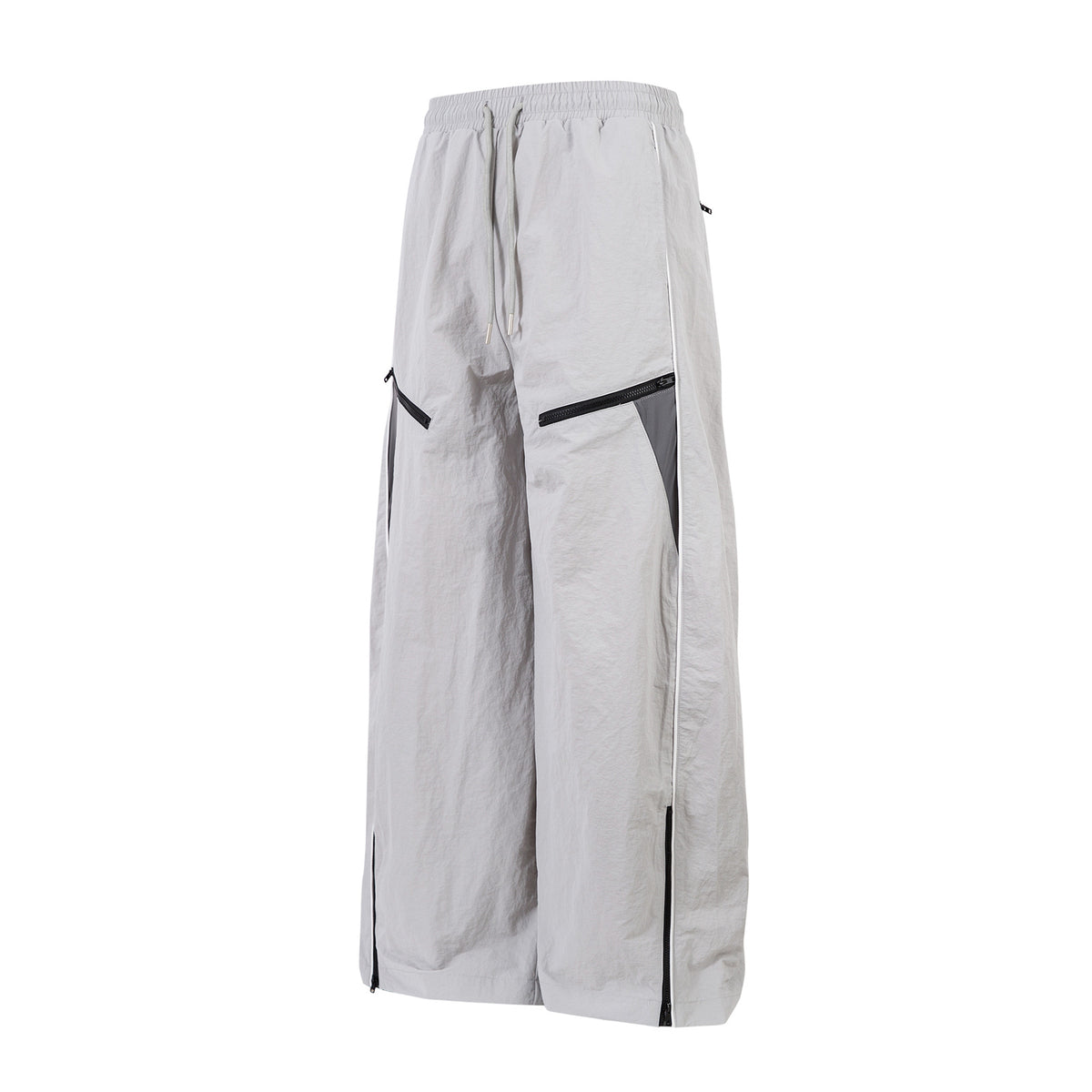 Patchwork Zipper Outdoor Straight Pants WN26926