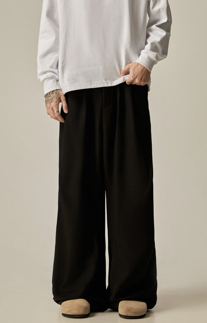 Wide Leg Straight Long Trousers WN8968