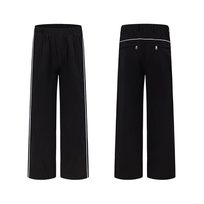 Functional Design Shoulder-Pad Sporty Jacket & Pants Setup WN20339