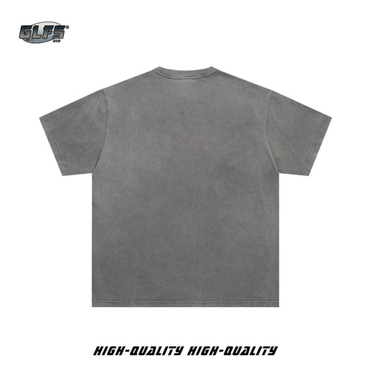 Washed Portrait Short Sleeve T-Shirt WN26460