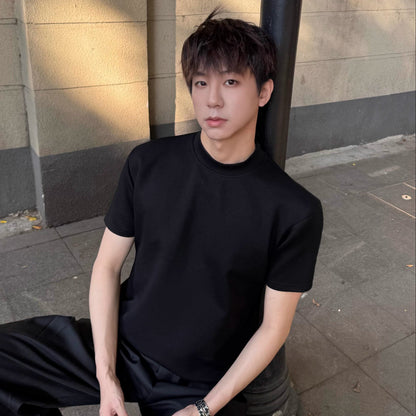 Mock Neck Short Sleeve T-Shirt WN25352