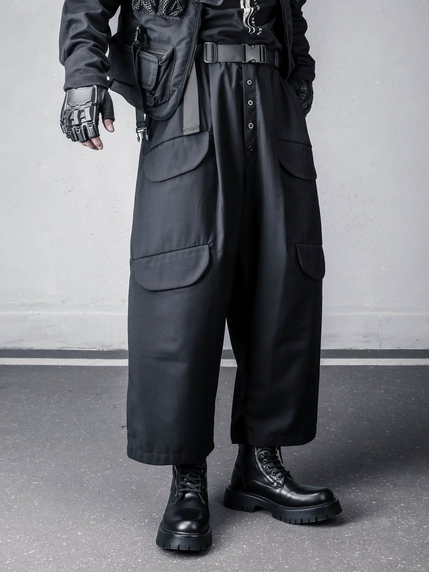 Harem Cropped Wide Leg Pants WN22480