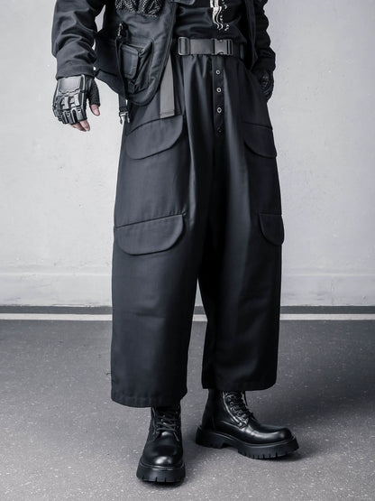 Harem Cropped Wide Leg Pants WN22480