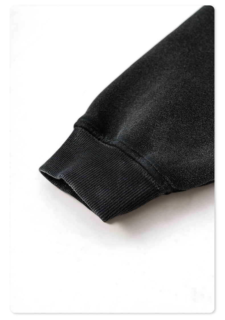 Washed Fleece Lining Oversize Hoodie WN9961