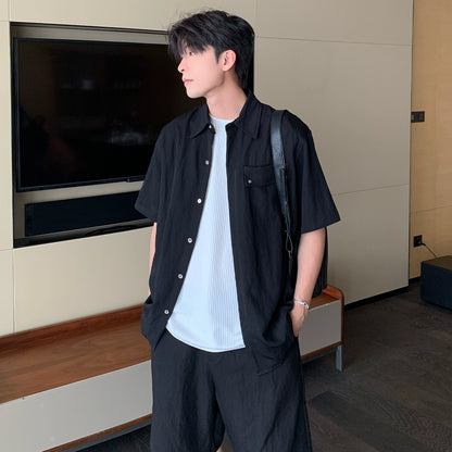 Short Sleeve Shirt & Half Pants Setup WN20445