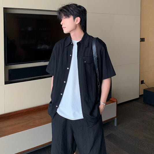 Short Sleeve Shirt & Half Pants Setup WN20445