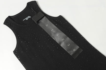 Studs Rhinestone Tank Top WN25551