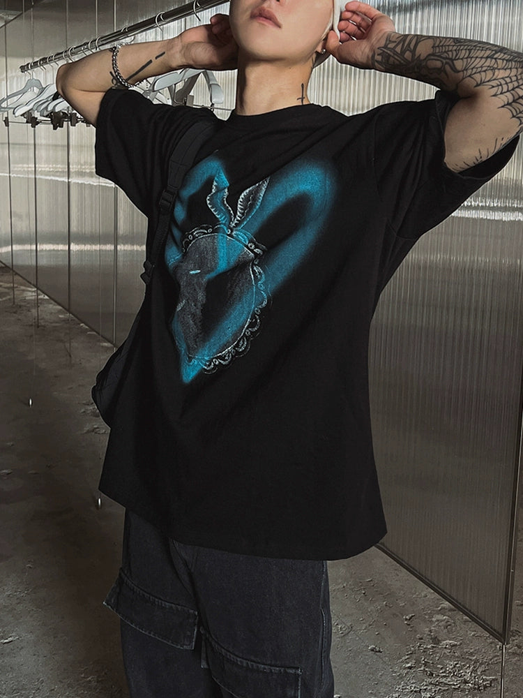 Graphic Art Print Short Sleeve T-Shirt WN20266