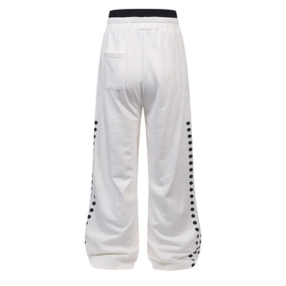 Dirty Washed Logo Print Zipper Hoodie & Dirty Washed Sweatpants Setup WN25540