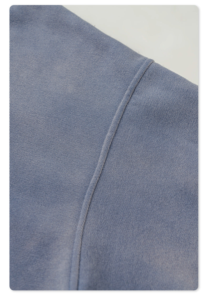 Washed Lining Zipper Hoodie WN7838