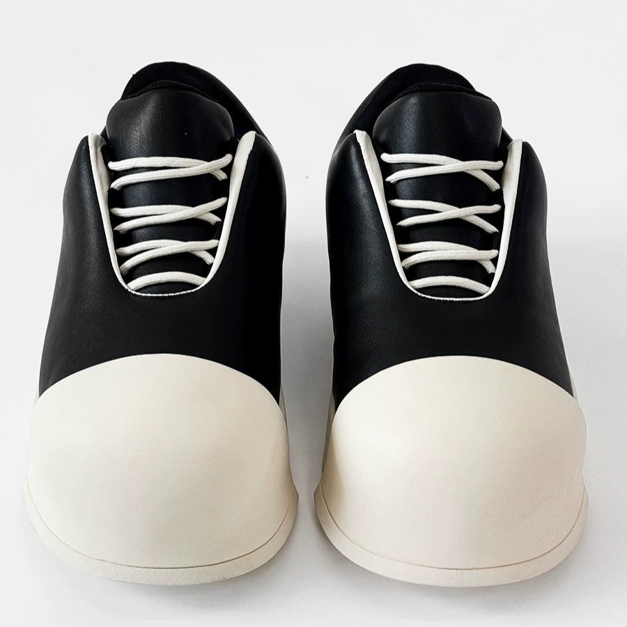 Large Round Toe Chunky Sole Canvas Shoes WN19159