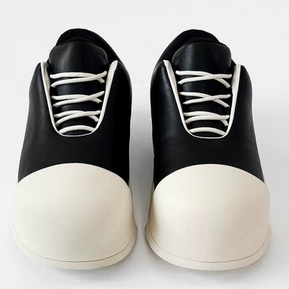 Large Round Toe Chunky Sole Canvas Shoes WN19159