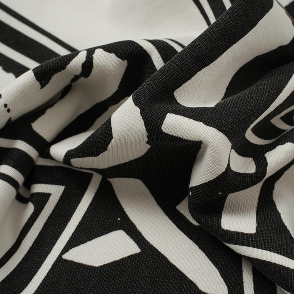 Damage Cross Graphic Short Sleeve T-Shirt WN28008