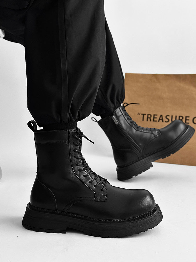 Platform Lace-Up Boots WN24535