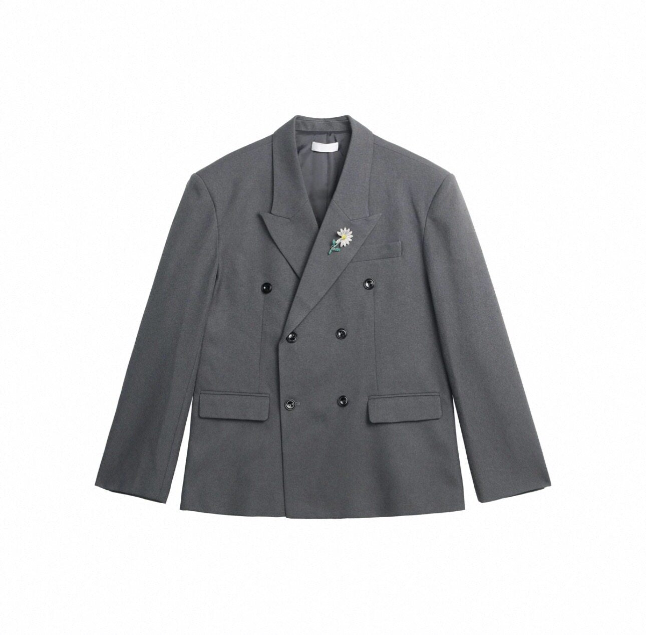 Double Breasted Tailored Jacket & Wide Leg Trousers Setup WN25355
