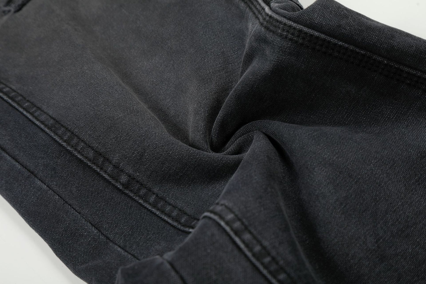 Washed Damage Wide Leg Denim Jeans WN26058
