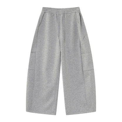 Layered Zipper Hoodie & Wide Leg Cargo Sweatpants Setup WN24933
