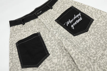 Leopard Pocket Half Pants WN25794