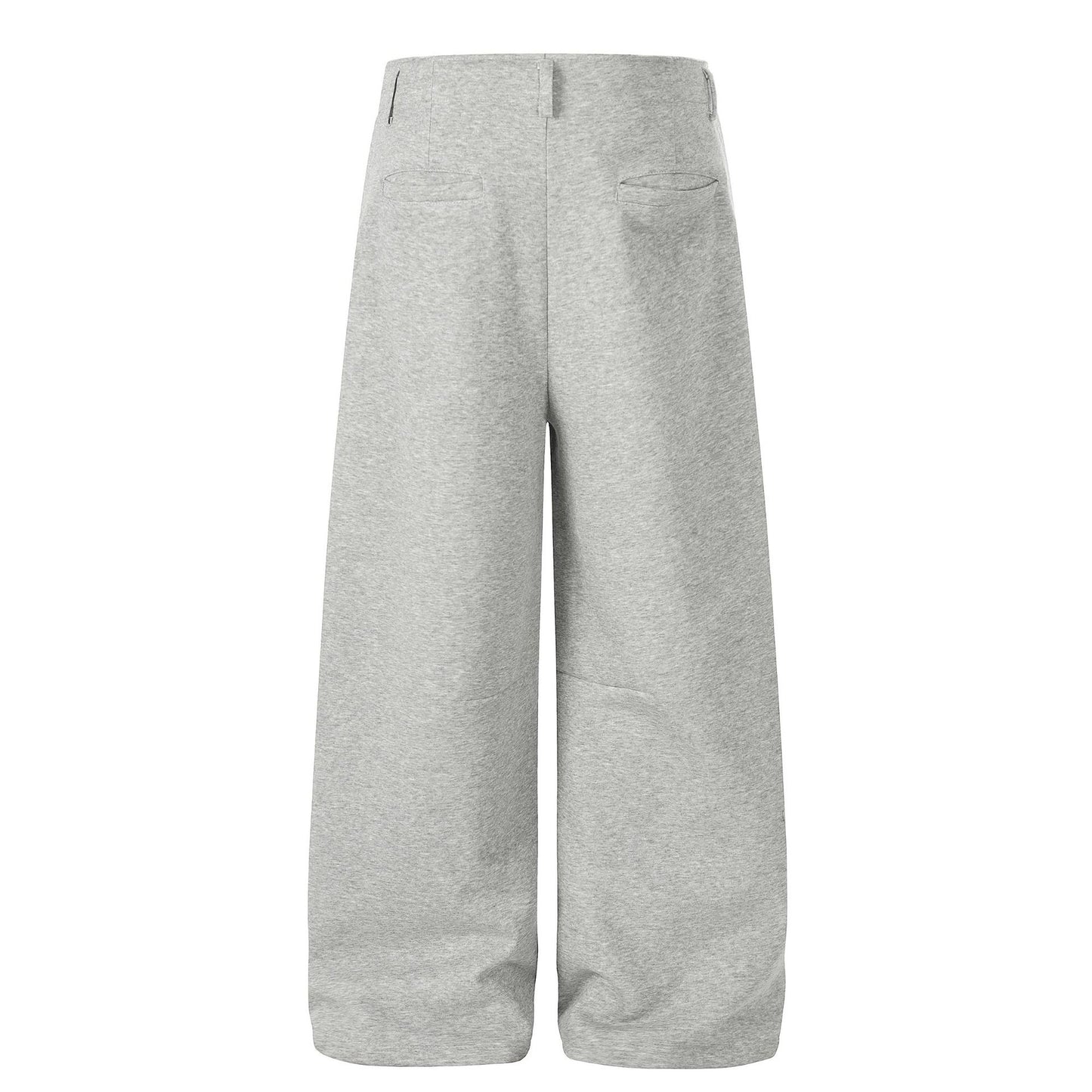 Deconstruction Irregular Curved Seam Wide Leg Sweatpants WN25834