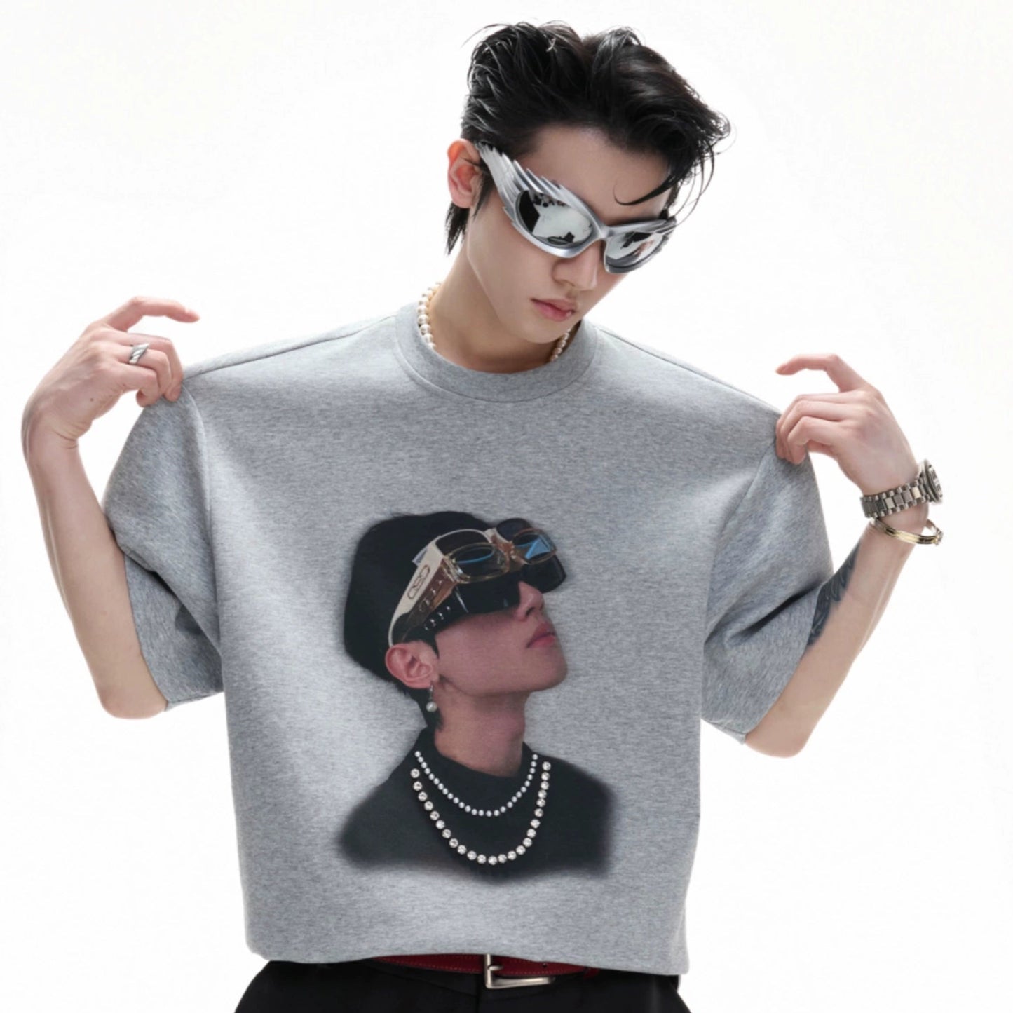 Pearl Art Print Short Sleeve T-Shirt WN20664