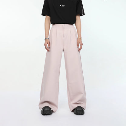 High Waist Wide-Leg Straight Trousers WN7329