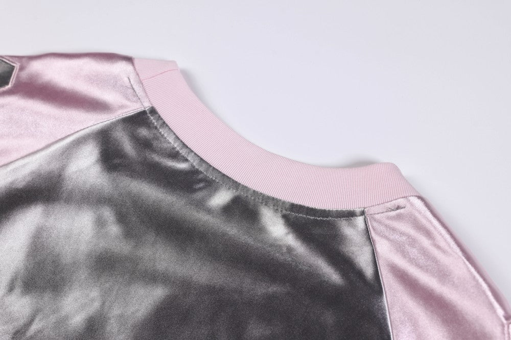 Number Graphic Raglan Short Sleeve Shirt WN28091