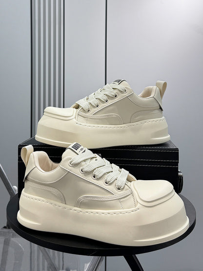 Rope Lace Platform Chunky Sole Sneakers WN24596