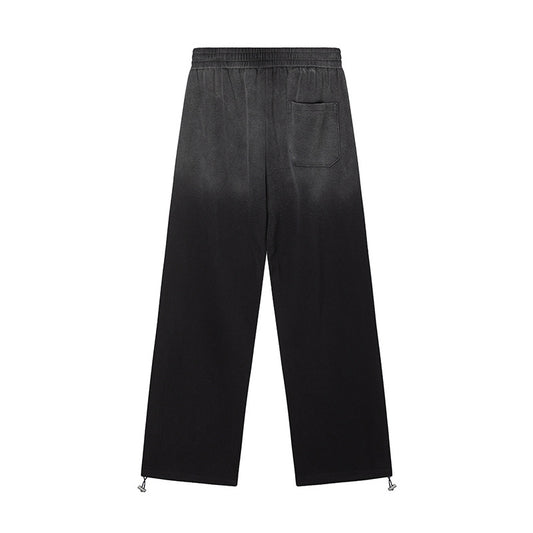 Gradient Drawstring Wide Leg Sweatpants WN25483