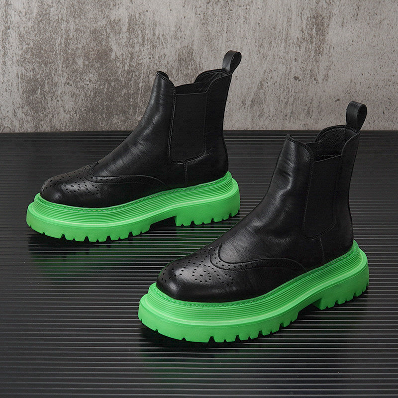 Platform Lug Sole Chelsea Boots WN24825
