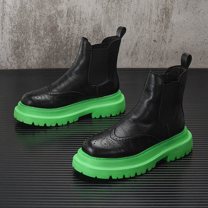Platform Lug Sole Chelsea Boots WN24825