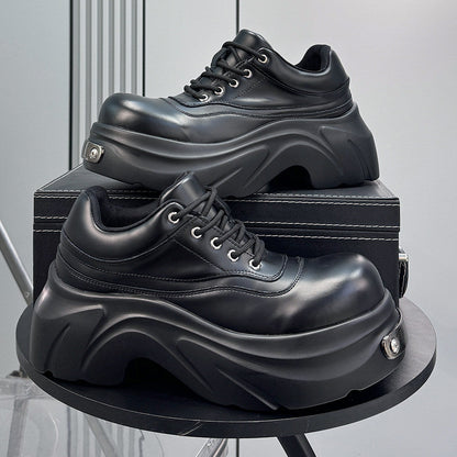 Thick-Sole Height-Increasing Derby Sneakers WN24753