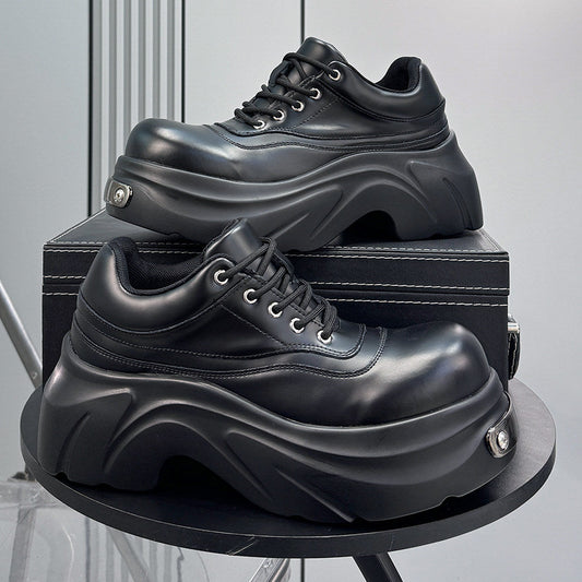 Thick-Sole Height-Increasing Derby Sneakers WN24753