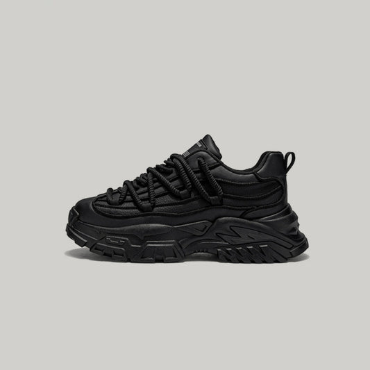 Layered Sole Chunky Lace-Up Sneakers WN23453