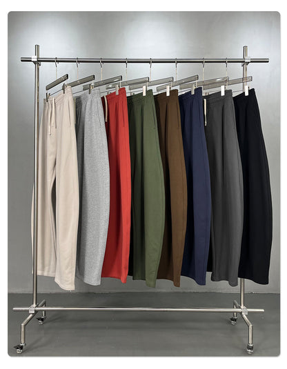 Fleece Lining Oversize Hoodie & Wide Leg Sweatpants Setup WN23113