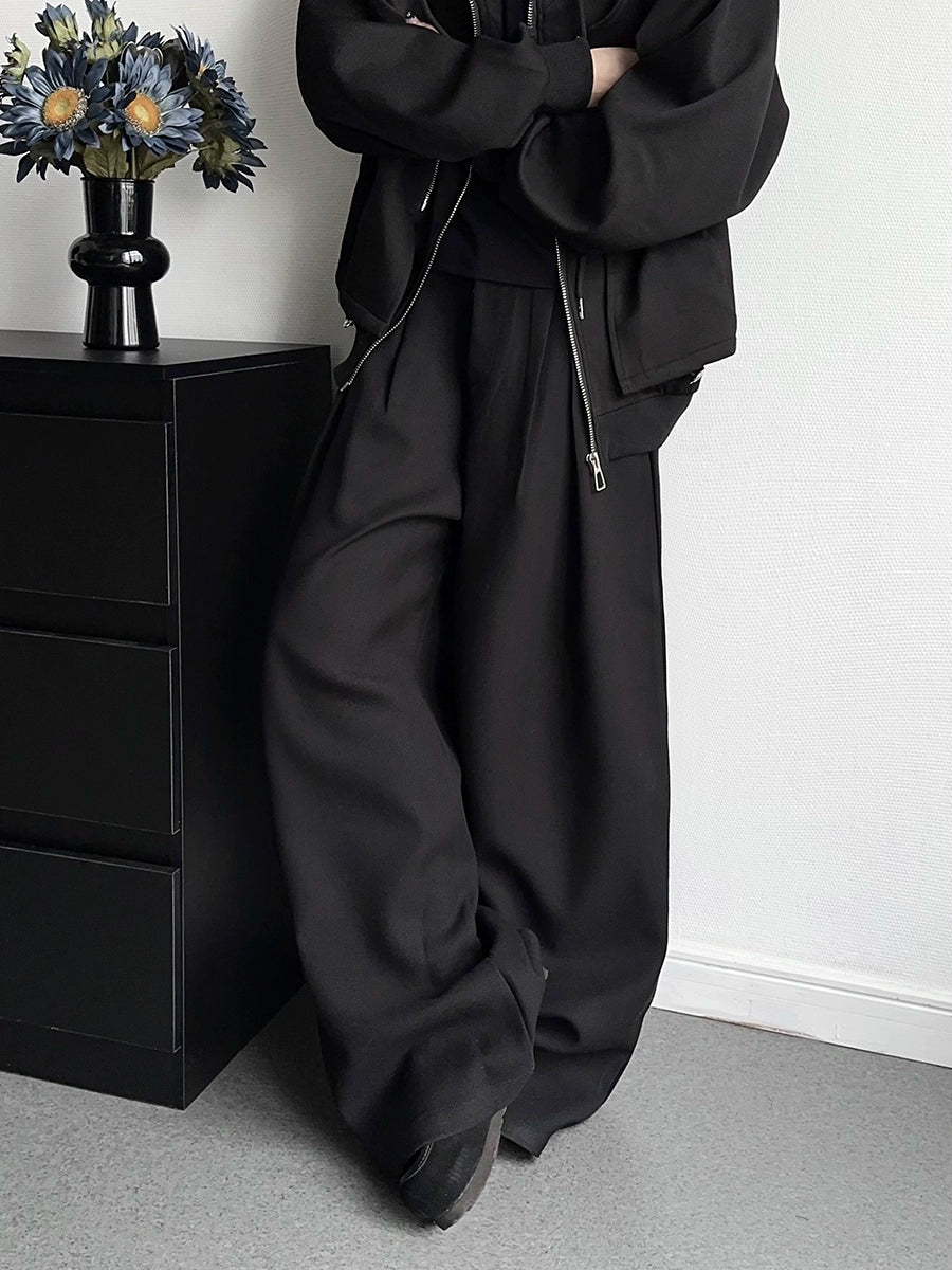 Deconstructed Wide Leg Trousers WN19361